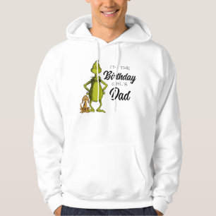 Grinch Schoolbord Verjaardag Meisje's Vader Hoodie