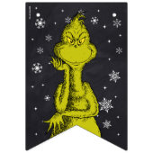 Grinch Schoolbord Verjaardag Vlaggetjes (Eerste vlag)