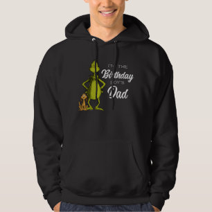 Grinch Schoolbord Verjaardags Jongen's Vader Hoodie