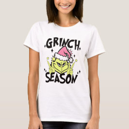 Grinch Season T-shirt | Grappig Kerst Grinch T-shi
