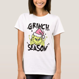 Grinch Season T-shirt | Grappig Kerst Grinch T-shi