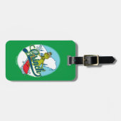 Grinch Snowboarden Bagagelabel (Voorkant horizontaal)