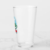 Grinch Snowboarden Glas (Links)