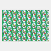 Grinch Snowboarden Inpakpapier Vel (Voorkant)