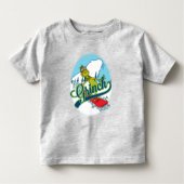 Grinch Snowboarden Kinder Shirts (Voorkant)