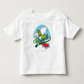 Grinch Snowboarden Kinder Shirts (Voorkant)