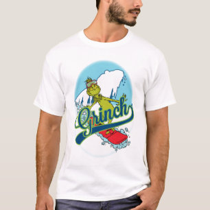 Grinch Snowboarden T-shirt