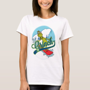 Grinch Snowboarden T-shirt