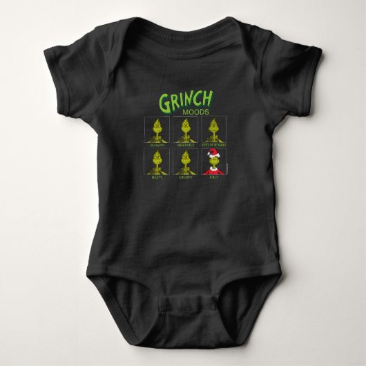 Grinch | Stemmingen Chart Kersteditie Romper (Voorkant)