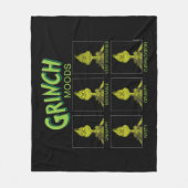 Grinch | Stemmingen Grafiek Fleece Deken (Voorkant)