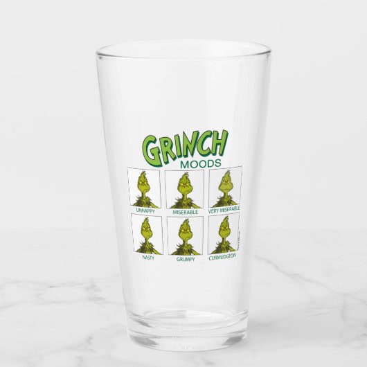 Grinch | Stemmingen Grafiek Glas (Voorkant)