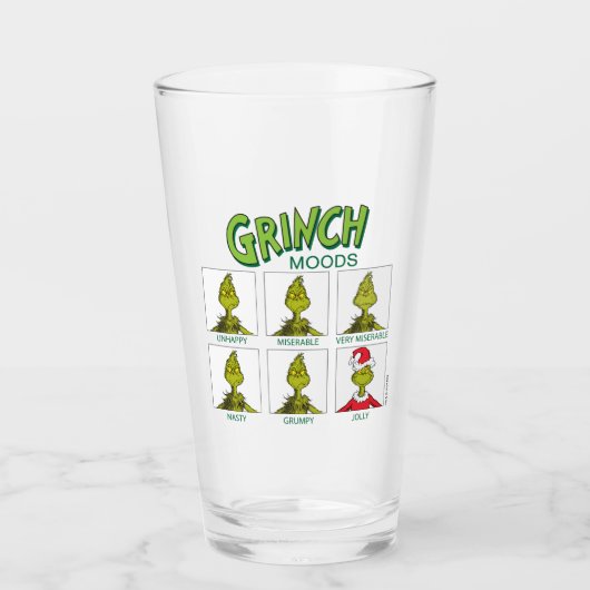 Grinch | Stemmingen Grafiek Kersteditie Glas (Voorkant)