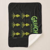 Grinch | Stemmingen Grafiek Sherpa Deken (Voorkant)