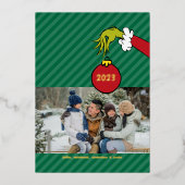 Grinch | Stink Stank Stunk Folie Feestdagenkaart (Voorkant)