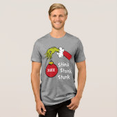 Grinch | Stink Stank Stunk Tri-Blend Shirt (Voorkant volledig)