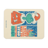 Grinch | Stop Kerstmis Vintage Grafiek Magneet (Horizontaal)