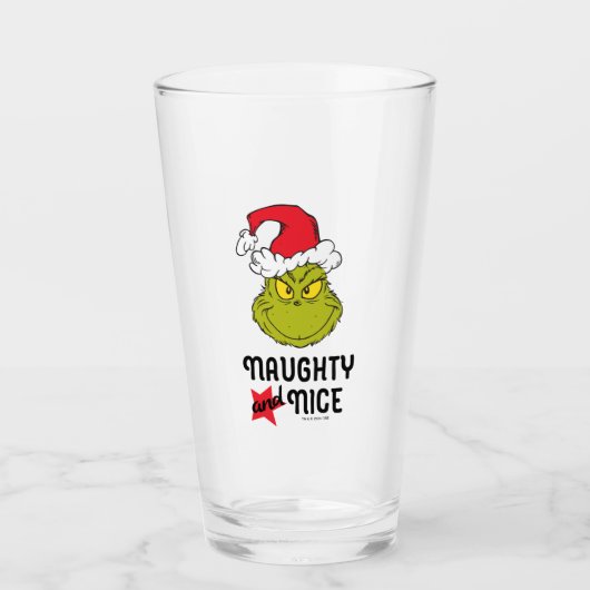 Grinch | Stout en braaf Glas (Voorkant)