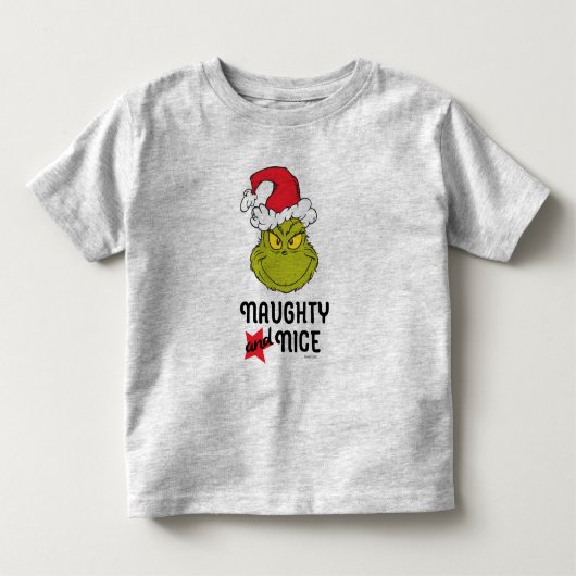 Grinch | Stout en braaf Kinder Shirts (Voorkant)