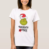 Grinch | Stout en braaf T-shirt (Voorkant)