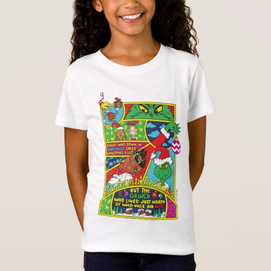 Grinch | Stripverhaal T-shirt (Voorkant)