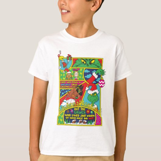 Grinch | Stripverhaal T-shirt (Voorkant)