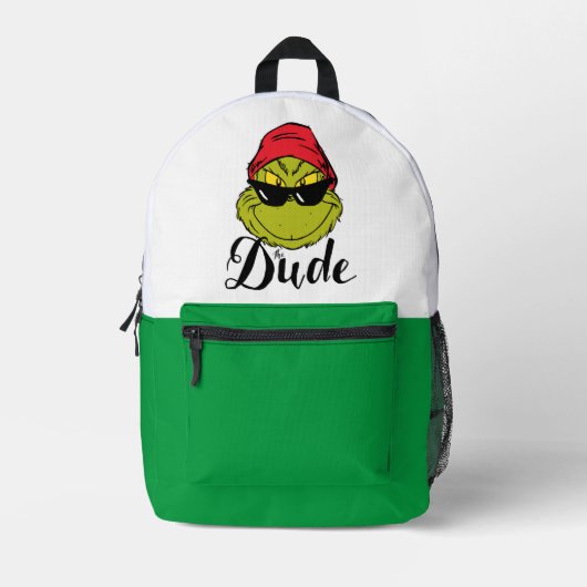 Grinch | The dude Bedrukte Rugzak (Voorkant)