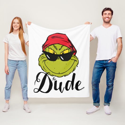 Grinch | The dude Fleece Deken (In situ)