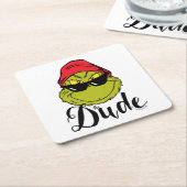 Grinch | The dude Kartonnen Onderzetters (Schuin)