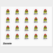 Grinch | The dude Ronde Sticker (Vel)