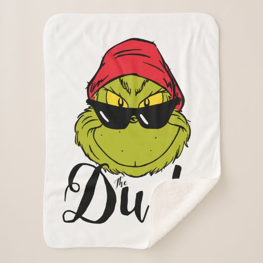 Grinch | The dude Sherpa Deken (Voorkant)