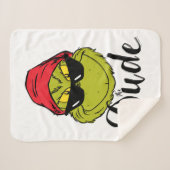 Grinch | The dude Sherpa Deken (Voorkant (horizontaal))