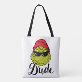 Grinch | The dude Tote Bag (Achterkant)