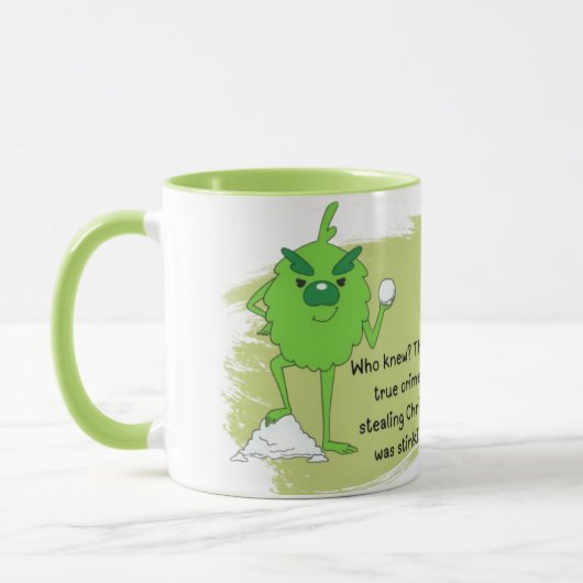 Grinch Vibes Coffee Mok - perfect speelse slokjes (Links)