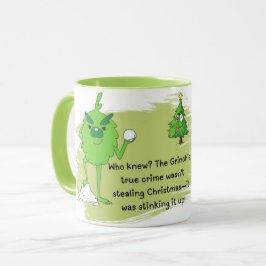 Grinch Vibes Coffee Mok - perfect speelse slokjes