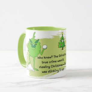 Grinch Vibes Coffee Mok - perfect speelse slokjes
