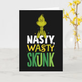 Grinch | Vieze Viezerik Skunk Kaart (Gele Bloem)
