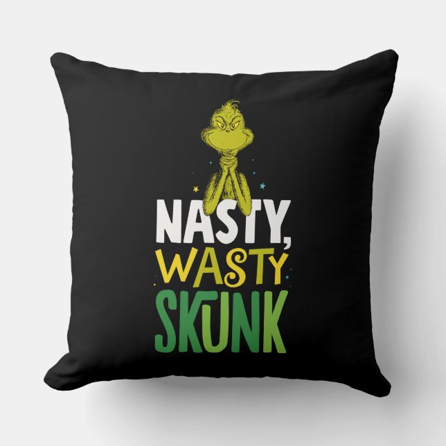 Grinch | Vieze Vuile Stinker Kussen (Voorkant)