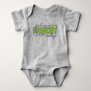 Grinch Voel me vandaag extra grincherig 2 Romper