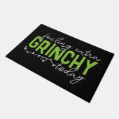 Grinch | Voel me vandaag extra grincherig Deurmat (Schuin)
