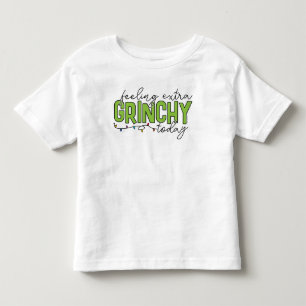 Grinch   Voel me vandaag extra grinchy 4 Kinder Shirts