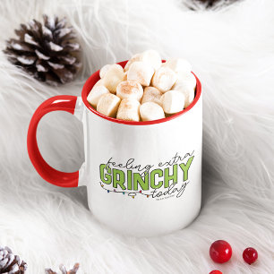 Grinch Voel me vandaag extra Grinchy 4 Mok