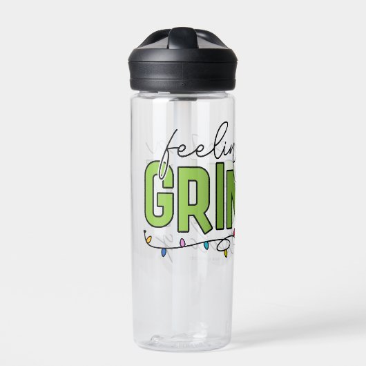 Grinch | Voel me vandaag extra Grinchy 4 Waterfles (Voorkant)
