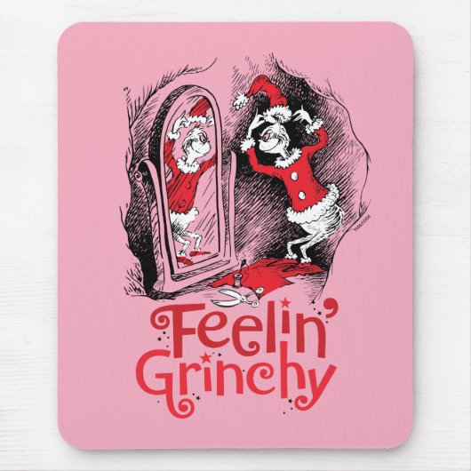 Grinch | Voelt zich grinchy Muismat (Voorkant)