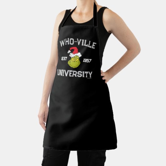 Grinch | Who-ville Universiteit Opgericht 1957 Schort (Insitu)