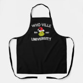 Grinch | Who-ville Universiteit Opgericht 1957 Schort (Voorkant)