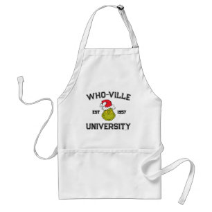 Grinch Who-ville Universiteit Opgericht 1957 Standaard Schort