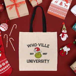 Grinch   Who-ville Universiteit Opgericht 1957 Tote Bag