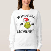 Grinch | Whoville Universiteit Opgericht 1957 Trui (Voorkant)