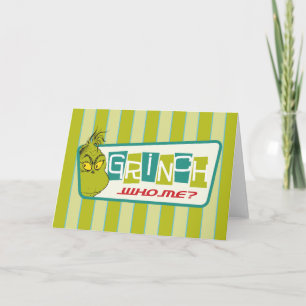 Grinch - Wie ik? Feestdagen Kaart