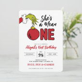 Grinch Ze is een Mean One 1e Verjaardag (Staand voorkant)